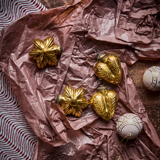 Weihnachtsschmuck, HDHeart and Star, Gold