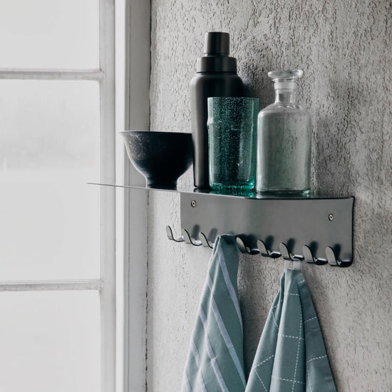 Coat rack, HDBook, Black