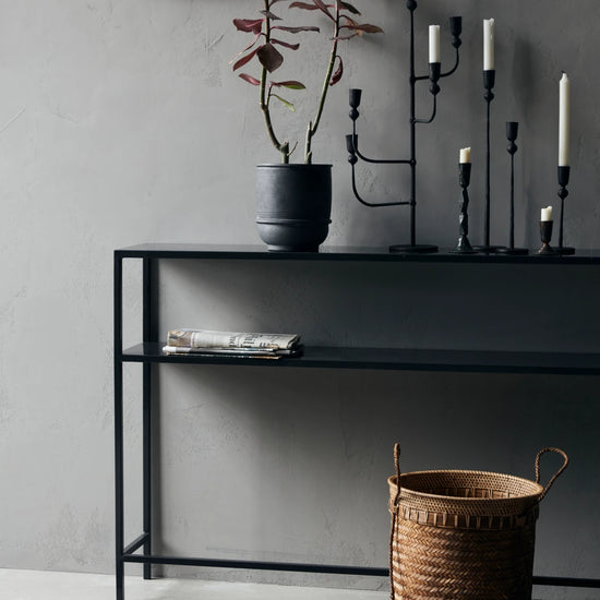 Console table, HDFari, Black