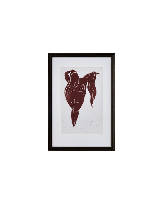 Wall art, HDLady, Burgundy