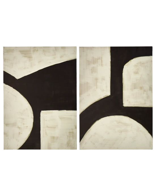 Wall art, HDHape, Sort;Råhvid