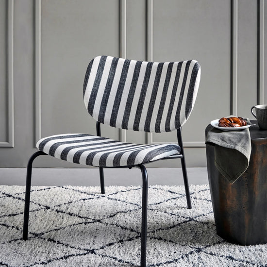 Chair, HDLonga, Black, White