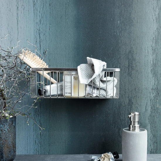 Basket, HDBath, Single, Silver finish