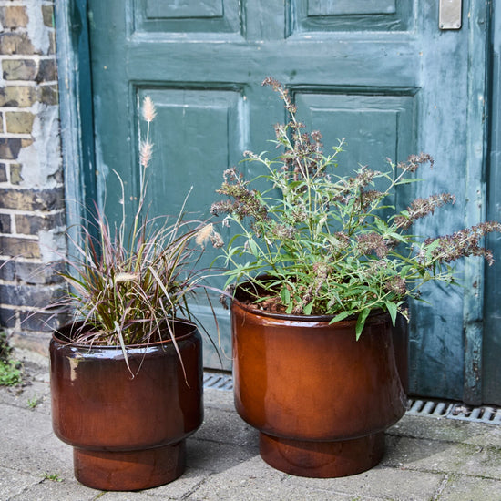 Planter, HDPile, Brown