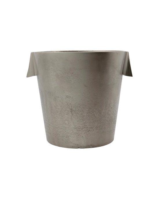 Weinkühler, Buck, Gebürstetes Silber