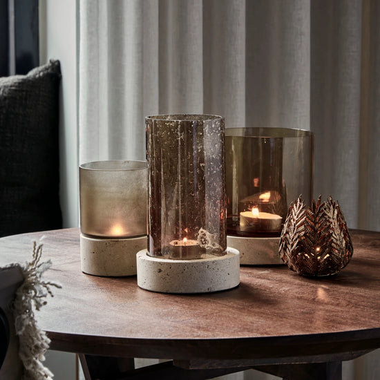 Candle holder, HDRivo, Brown