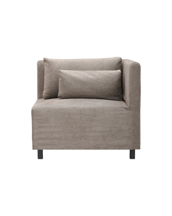 Sofa, Eckteil, Hazel Night, Grau/braun