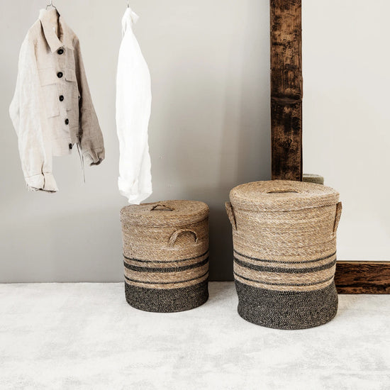 Aufbewahrung mit Deckel, Laundry, Natur