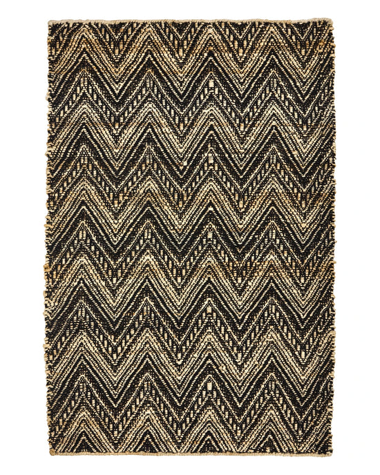 Teppich, HDMonta, Schwarz;Natur