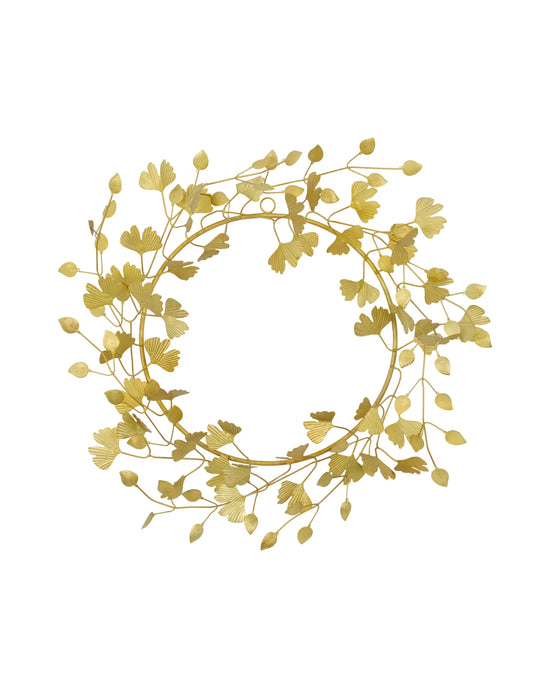 Wreath, HDTwigs, Brass finish