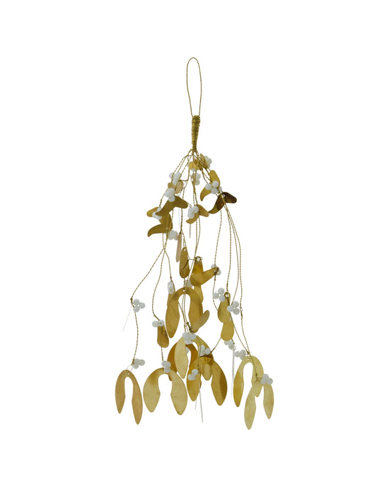 Ornament, HDMistletoe, Messing-finish