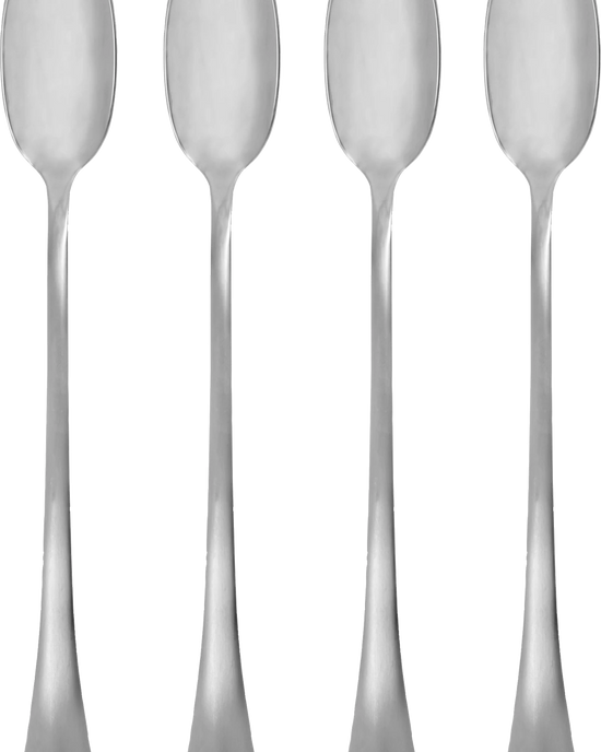 Lang ske, HDBrush, Sølv finish