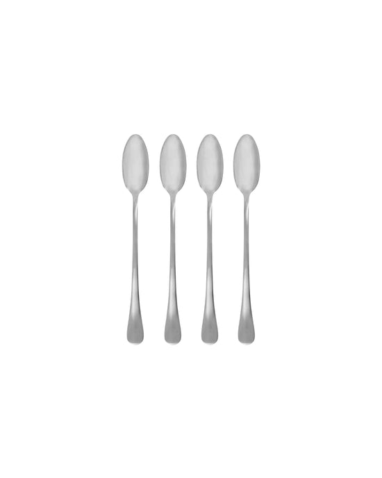 Long spoon, HDBrush, Silver finish