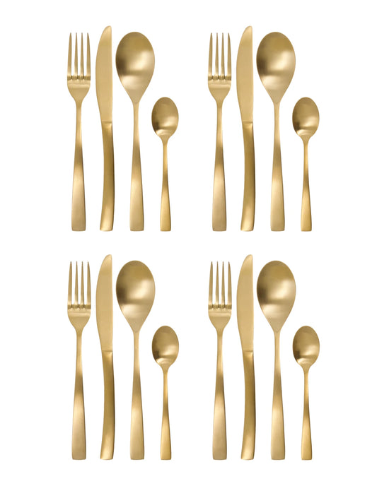 Cutlery set, HDGolden, Golden