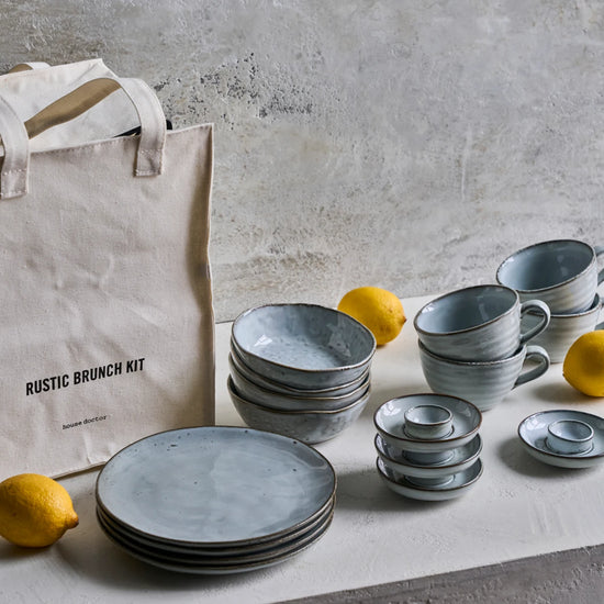 Brunch kit, HDRustic, Grey, Blue