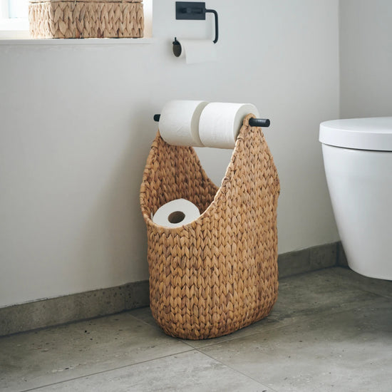 Toilet paper holder, HDPaper, Natural