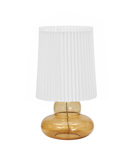 Tischlampe inkl. Lampenschirm, Ribe, Amber