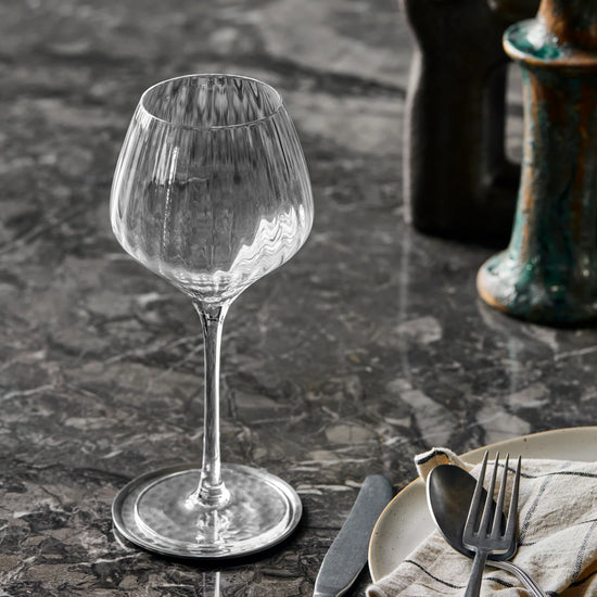 Red wine glass, HDRill, Clear