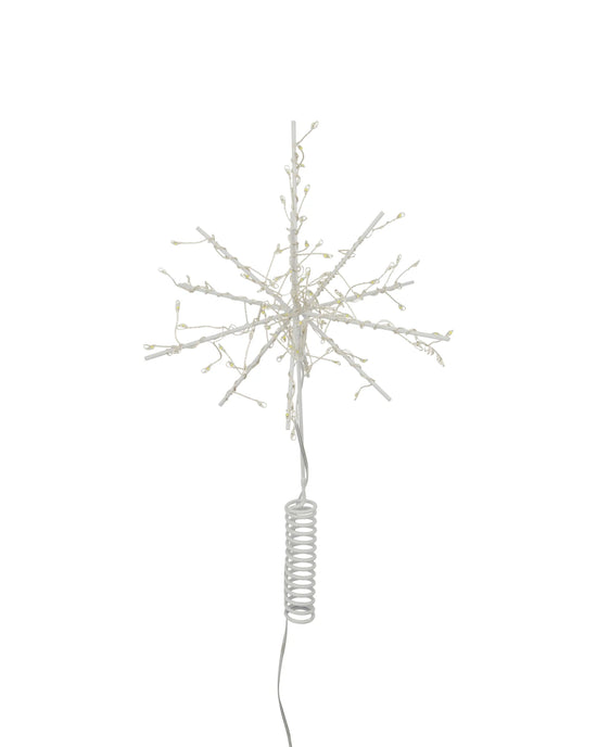 Top star w. LED, HDGlow, Weiß