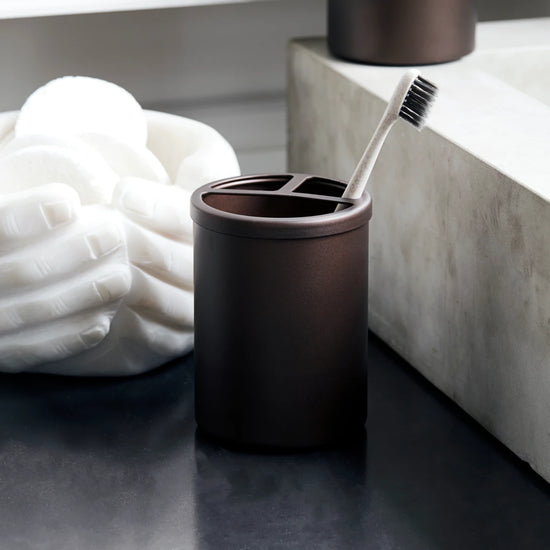 Zahnputzbecher, Bush, Braun