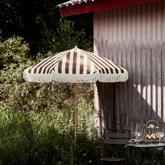 Garden umbrella, HDShade, Golden brown