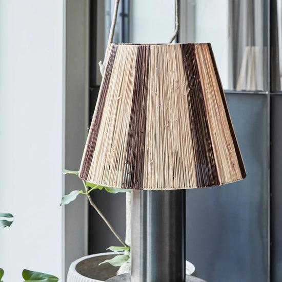 Lampeskærm, HDRafi, Natur/Brun