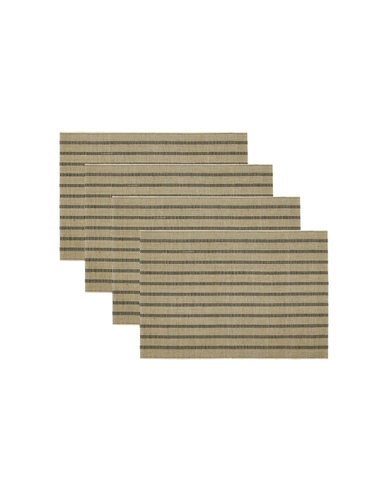 Tischset, HDFica, Schwarz;Natur