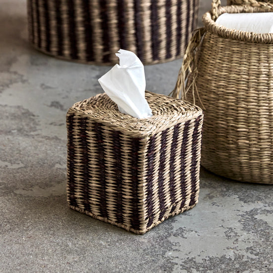 Taschentuchbox, HDClean, Natur;Braun