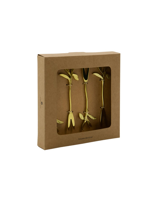 Küchenutensilien, HDServe, Fork, Antikes Gold