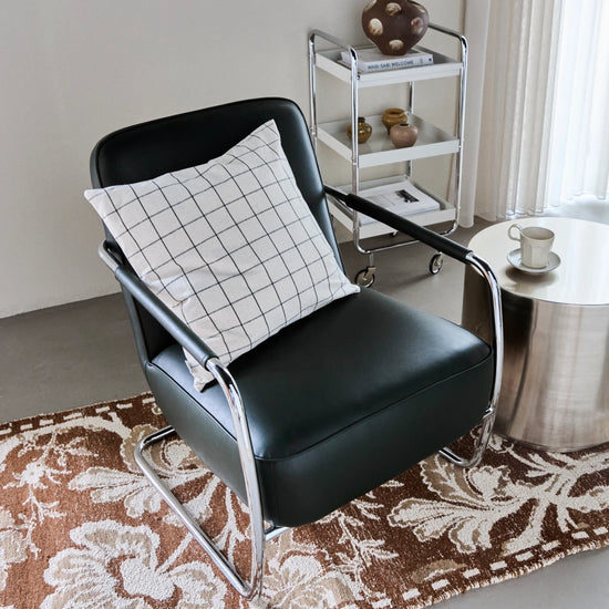 Cushion cover, HDJoin, Off-white, Black