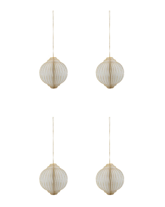Weihnachtsschmuck, HDAlsta, Off-White;Gold