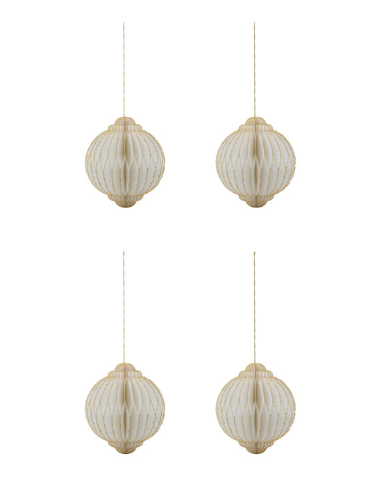 Christmas ornament, HDAlsta, Off-white, Golden