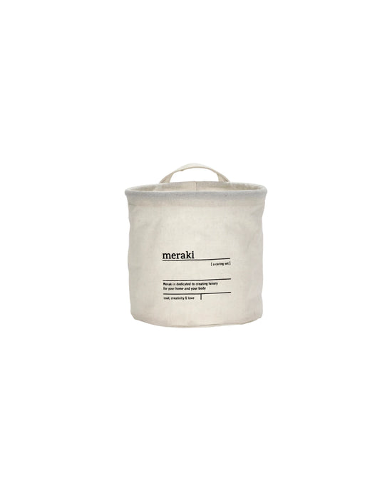 Storage basket, MKCaring, White