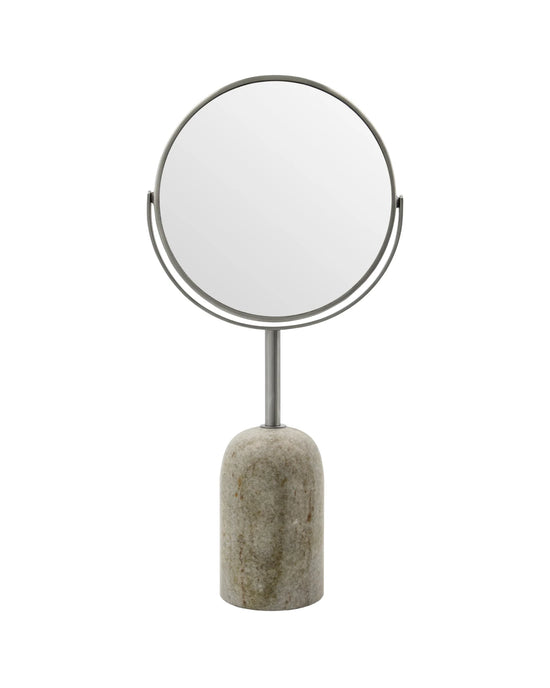 Doppelseitiger Spiegel, MKMarble, Beige