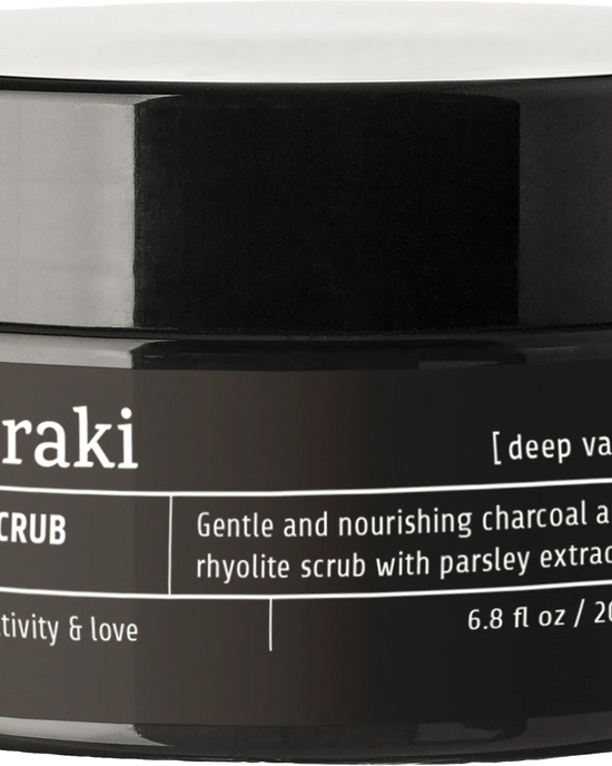 Aktivkohle-Körperpeeling, Deep valley, 200 ml