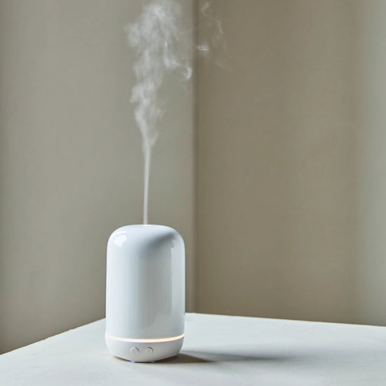 Essential oil diffuser, MKVitalba, Ceramic, White