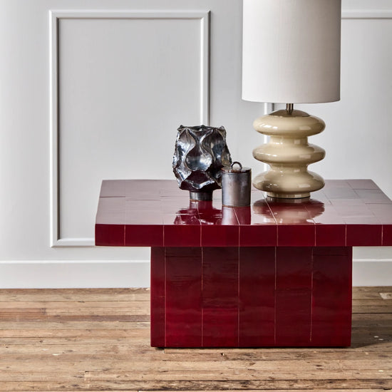 Couchtisch, HDBrick, Rot