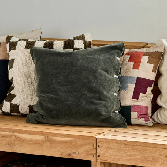 Kissenbezug, HDVelvet, Grün