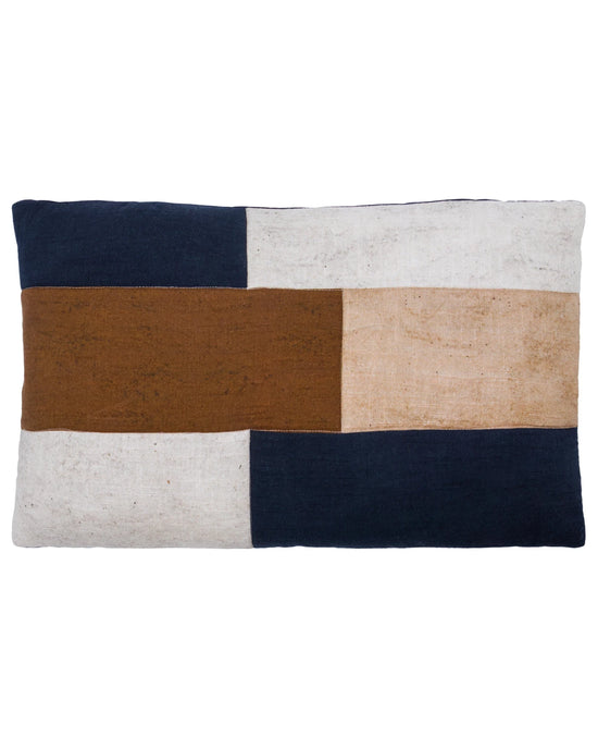 Cushion cover, HDPatch, Black, Sand, Brown