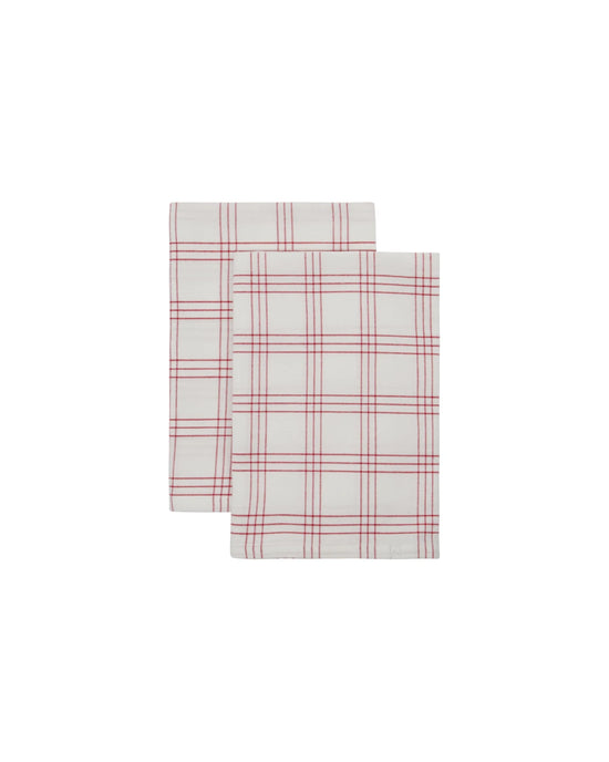 Tea towels, NVChef, Red, White