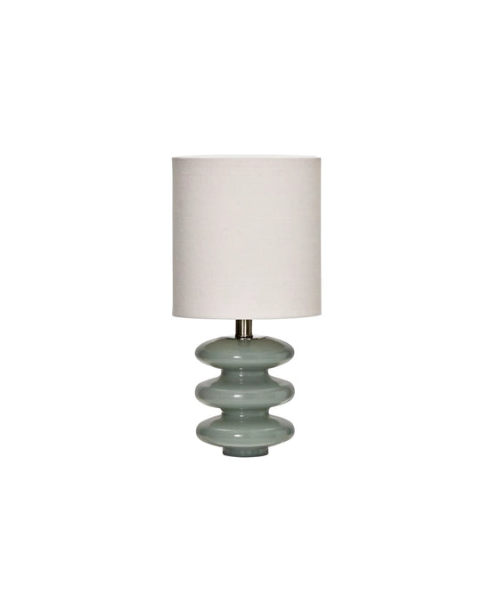 Bordlampe, HDStep, S, Lyseblå;Råhvid