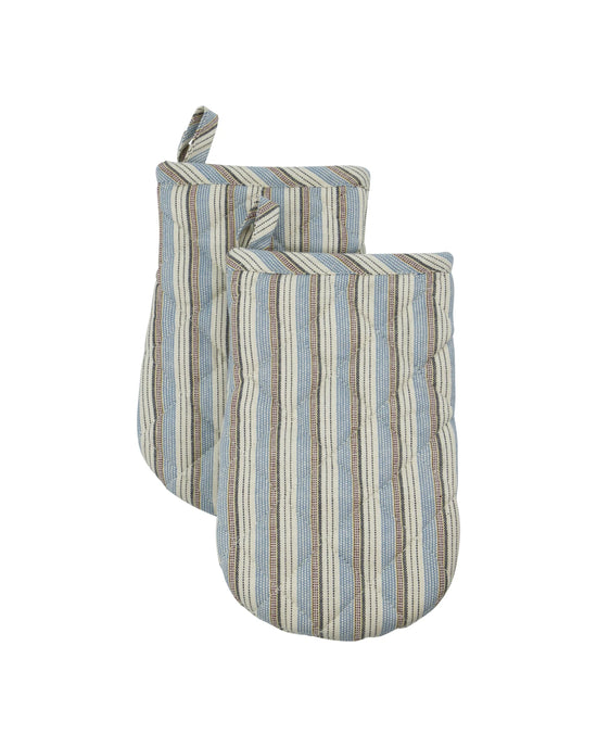 Küchenhandschuh, HDChef, Blau;Sand