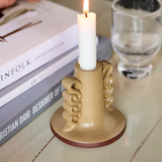 Kerzenständer, HDDiva, Sand