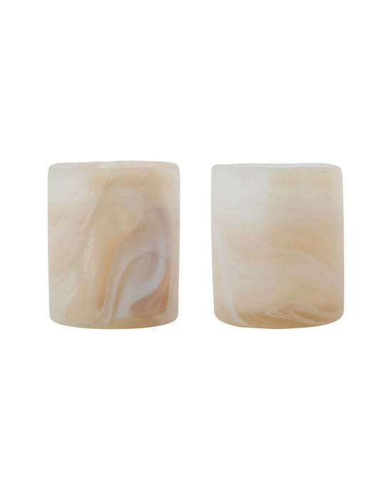 Teelichthalter, HDKae, Beige