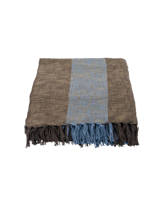 Throw, HDPonra, Brown, Light blue