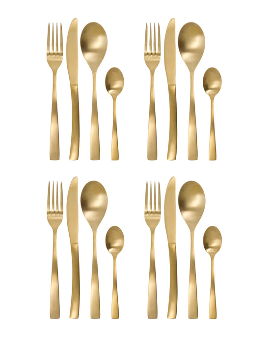 Cutlery set, HDGolden, Golden