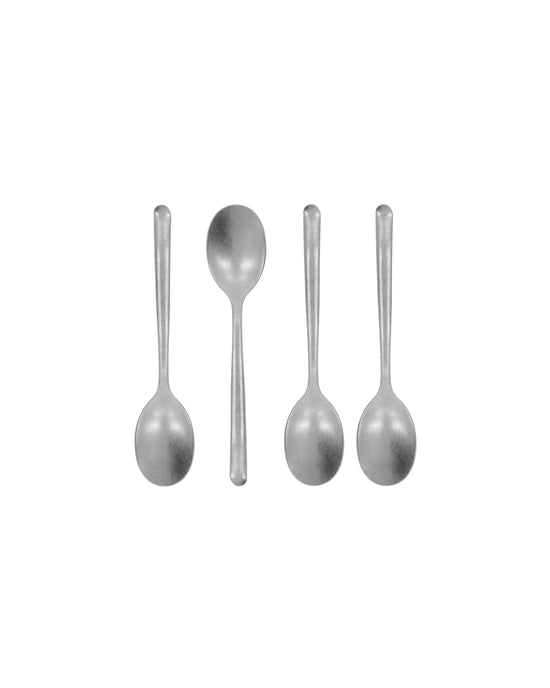 Teaspoon, NVSpoon, Antique silver finish