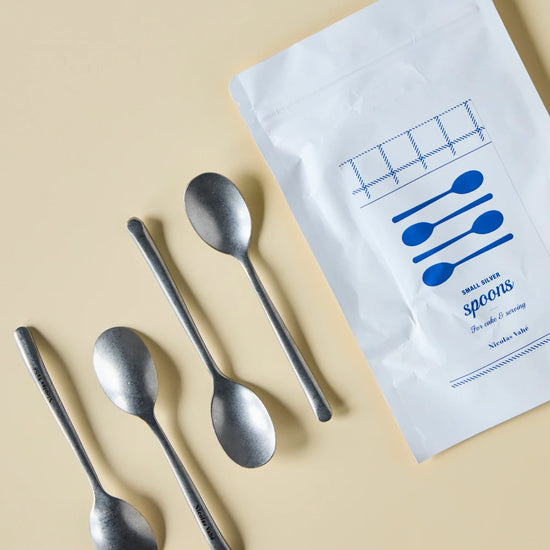 Teaspoon, NVSpoon, Antique silver finish