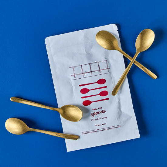 Teaspoon, NVSpoon, Antique gold finish