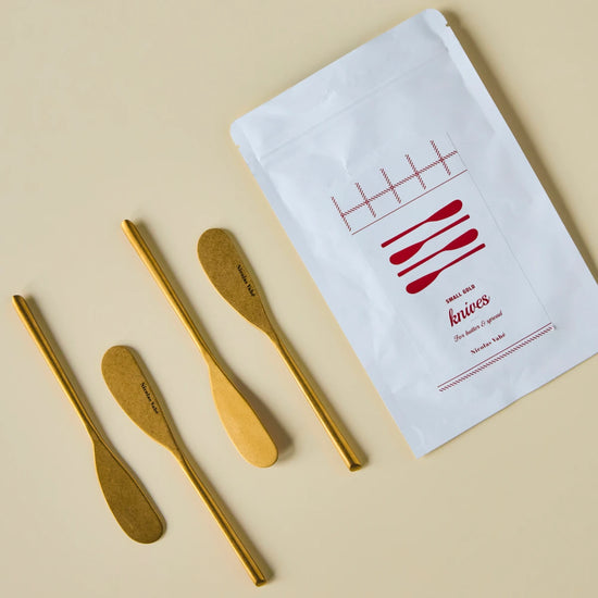 Butter knife, NVDaily, Antique gold finish